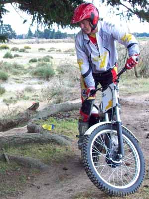 Greendale Classic Trials, Alan Duthie. Triumph Tigercub Trials